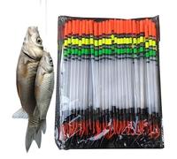 Bobber da - 80 pezzi boe verticali ispessite con corpi colorati | galleggianti da marina slittamento bobine | per durevole per Crappie Bass Trota Luccio Panfish Occean