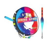 Bobber e Galleggianti da - Kit Completo di Lenza da 100 Metri - Set di Lenza da con Bobber Automatico,per Professionisti e Principianti Barca Kayak Outdoor Sport Acqua Salata