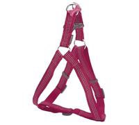 Bobbi Brown Bobby Safe - Pettorina per Cani di Taglia Piccola, Riflettente e Resistente, con Doppio Anello in Metallo, Colore Fucsia, Taglia S/Circonferenza Petto 38-50 cm