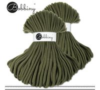 Bobbiny 2 x 100 M Cordoncino Intrecciato Jumbo Ø 9 MM Gomitolo Tessile Moseskorb