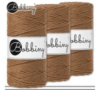 Bobbiny 3 X 100 M Filo Di Macramè Ø 3 Mm Hobby Fai Da Te Porta Piante 36 Colori