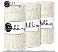 Bobbiny 3 X 100 M Filo Di Macramè Ø 3 Mm Hobby Fai Da Te Porta Piante 36 Colori