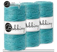 Bobbiny 3 X 100 M Filo Di Macramè Ø 3 Mm Hobby Fai Da Te Porta Piante 36 Colori