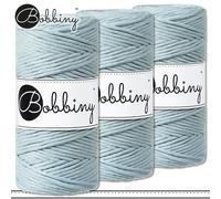 Bobbiny 3 X 100 M Filo Di Macramè Ø 3 Mm Hobby Fai Da Te Porta Piante 36 Colori