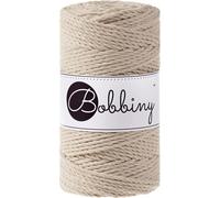 Bobbiny 3PLY Macramé Rope 3 mm 100 m Beige Corda