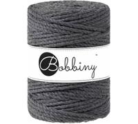 Bobbiny 3PLY Macramé Rope 5 mm 100 m Charcoal Corda