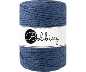 Bobbiny 3PLY Macramé Rope 5 mm 100 m Jeans Corda