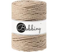 Bobbiny 3PLY Macramé Rope 5 mm 100 m Sand Corda
