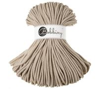 Bobbiny - Corda di macramè, 5 mm di spessore, colore: beige, in 100% cotone, 100 m