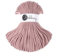 Bobbiny - Corda di macramè, 5 mm di spessore, colore: blush, in 100% cotone, 100 m