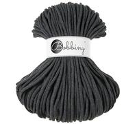 Bobbiny - Corda di macramè, 5 mm di spessore, colore Charcoal (carbone), in 100% cotone, 100 m