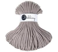 Bobbiny - Corda di macramè, 5 mm di spessore, colore Pearl (perla), in 100% cotone, 100 m