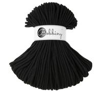 Bobbiny - Corda di macramè, 5 mm di spessore, nero, in 100% cotone, 100 m