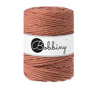 Bobbiny - Corda in macramè a 3 strati, misura XXL, 5 mm, 100 m