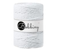 Bobbiny - Corda in macramè a filo singolo, misura XXL, 5 mm, 100 m, colore: Bianco