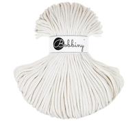 Bobbiny Corda intrecciata macramè di alta qualità, 5 mm, 100 m, colore: bianco sporco