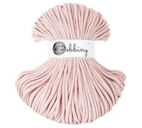 Bobbiny Corda macramè intrecciata di alta qualità, 5 mm, colore rosa pastello, 100 m