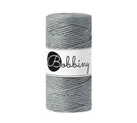 Bobbiny Filato macramè, 3 mm, 100 m, colore steel