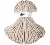 Bobbiny Jumbo - Corda in macramè intrecciata da 9 mm (naturale dorato) 100 m