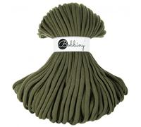 Bobbiny Jumbo 9 mm intrecciato macramè (avocado) 100 m