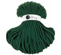 Bobbiny Jumbo 9 mm intrecciato macramè (verde pino) 100 m