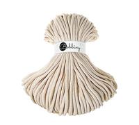 Bobbiny Jumbo - Corda in macramè intrecciata da 9 mm (naturale dorato) 100 m
