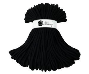Bobbiny Jumbo, corda per macramè intrecciata, da 9 mm, 100 m (nera)