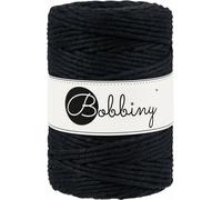 Bobbiny Macrame Cord 5 mm 100 m Black Corda