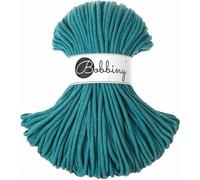 Bobbiny - Corda di macramè, 5 mm di spessore, colore Teal (foglia di tè), in 100% cotone, 100 m