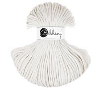 Bobbiny Premium - Corda macramè intrecciata, 100 m x 5 mm, colore: bianco sporco