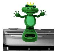 Bobble Frog - Rana Bobble Head, Bobblehead Rana a energia solare | Animali Bobblehead ad ad energia solare, rana a mano a scossa automatica per bambini, ballerina Bobble animale
