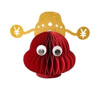 Bobble Head - Dashboard Cai Shen Statua per cruscotto auto, decorazione per cruscotto auto, figure carine di Cai Shen Ornamenti per auto per decorac