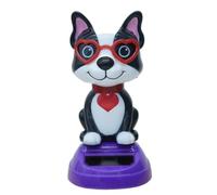 Bobble-head Desk Toy - Sunlight Motion Statua, Auto Interior Decor Gear | Novelty ABS POLYMER Construction | Vehicle Interior Dashboards, Eco Friendly Waving Motion Desktop Decorative Craft Supplies
