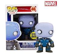 Bobble Head Pop Marvel Spider Man 2 Electro Glows Gitd Figure New!