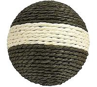 Bobby Boule - Palla per gatto tiragraffi, Gioco per gatto in corda riciclata, Verde, 10 CM