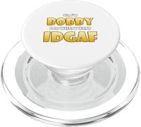 Bobby Costume IDGAF Funny Meme Halloween Bob Costume Bobbys PopSockets PopGrip per MagSafe