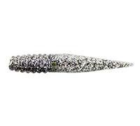 Bobby Garland Slab Slay'R - Esca artificiale da pesca Crappie in plastica morbida, doppio arcobaleno argentato, 5,1 cm