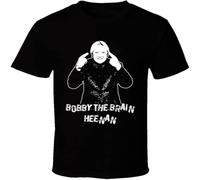 Bobby The Brain Heenan Legends of Wrestling Retro T Shirt Black L