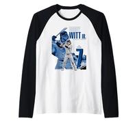Bobby Witt Jr. | Giocatore di Baseball MLB di Kansas City | MLBBWI304N Maglia con Maniche Raglan