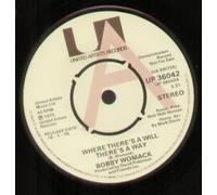 Bobby Womack - WHERE THERE'S A WILL THERE'S A WAY 7" (VINYL 45) UK UNITED ARTISTS 1975