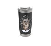 Bobcat in una tempesta di neve Bicchiere termico in acciaio inox doppia parete