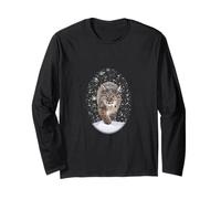 Bobcat in Una Tempesta di Neve Maglia a Manica