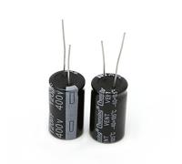 BOBEINI Condensatore elettrolitico in alluminio 120uF 400V 18x30mm Radiale 400V120uF 2 Pz