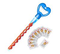 Bobes da Matrimonio, Cinque Bacchette a Bolle Artiglio,Boun Bubble Bolla Design Cuore - Fidget Toys for Easter Pasket Goodie Bag Sobers