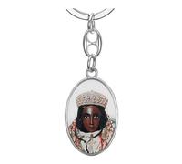 BOBIJOO JEWELRY - Porte clé Sainte Sara Vierge noire Patronne des Gitans et des voyageurs Protection Camargue