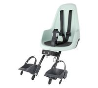 BOBIKE 8012500003 Go Mini Seggiolino Bici Anteriore per Bambini e Neonati per Tubo Sterzo - Sicuro, Regolabile, Confortevole ed Elegante per Bambini da 9 Mesi a 3 Anni, Fino a 15kg, Menta Marshmallow