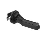 BOBIKE 8015300352 - Poggiapiedi Retrattabili Paio per Seggiolino Posteriore Junior Bici Portapacchi One Junior Compatibili con Tubi di Ø14-28 mm, Nero