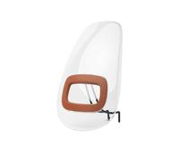 BOBIKE 8015500004 - Parabrezza ONE+ compatibile con il tuo seggiolino anteriore per bici Bobike ONE MINI a colori Marrone Cioccolato