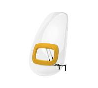 BOBIKE 8015500010 - Parabrezza ONE+ compatibile con il tuo seggiolino anteriore per bici Bobike ONE MINI a colori Mostarda Fuerte
