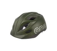 BOBIKE 8740800006 - Casco da bicicletta per bambini ONE PLUS regolabile Taglia XS (48-52 cm) che si combina perfettamente con i seggiolini di sicurezza GO in a colori Verde Oliva